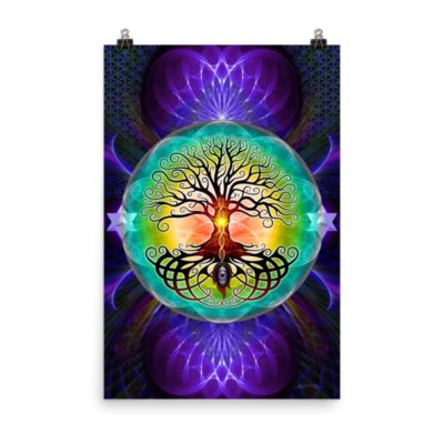 Tree Of Life - 24 x 36 Museum-Quality, Thick, Matte Paper Poster.