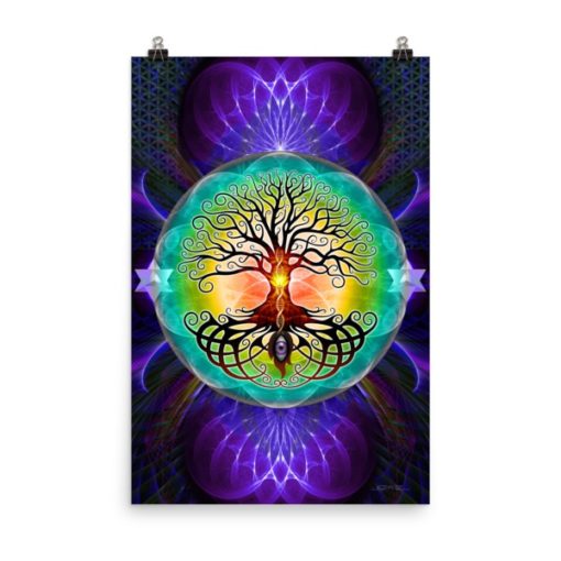 Tree Of Life - 24 x 36 Museum-Quality, Thick, Matte Paper Poster.