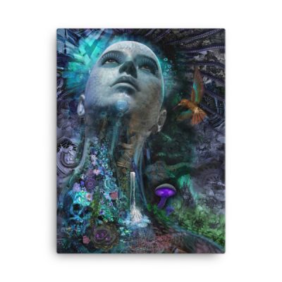 I Am What I Think - 18 x 24 Stretched Canvas