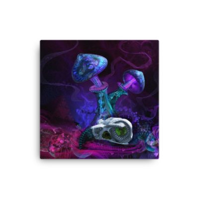 Between Dimensions - 16 x 16 Stretched Canvas