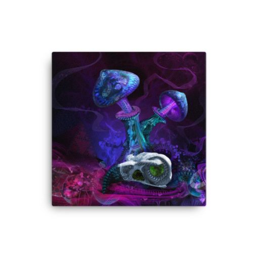 Between Dimensions - 16 x 16 Stretched Canvas