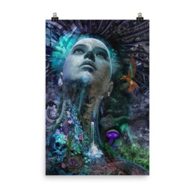 I Am What I Think - 24 x 36 Museum-Quality, Thick, Matte Paper Poster.