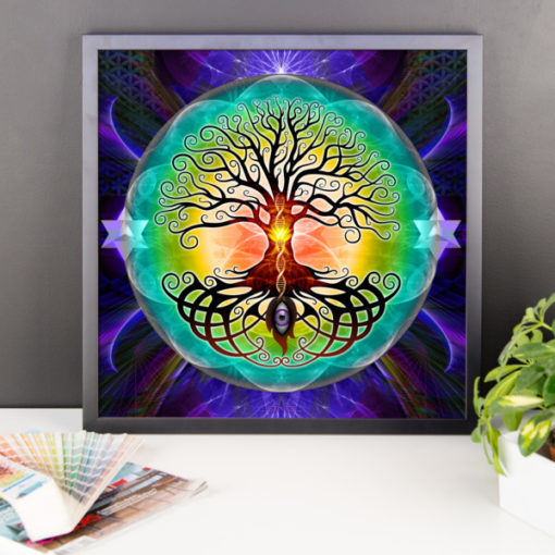 Tree Of Life - 18 x 18 Museum-Quality, Thick, Matte Paper Poster. - Image 2