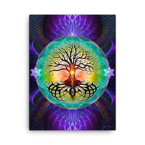 Tree Of Life - 18 x 24 Stretched Canvas