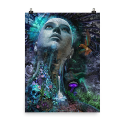 I Am What I Think - 18 x 24 Museum-Quality, Thick, Matte Paper Poster.