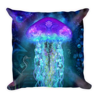 Cosmic Luminescence - 18 x 18 Soft Pillow