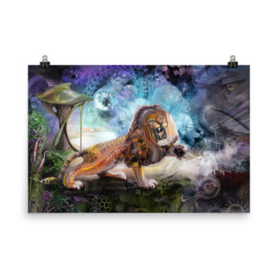 Defiant – 36 x 24 Museum-Quality, Thick, Matte Paper Poster.
