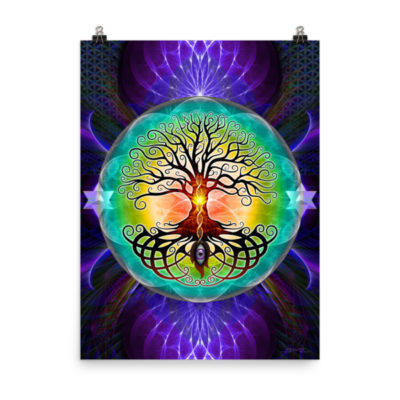 Tree Of Life - 18 x 24 Museum-Quality, Thick, Matte Paper Poster.