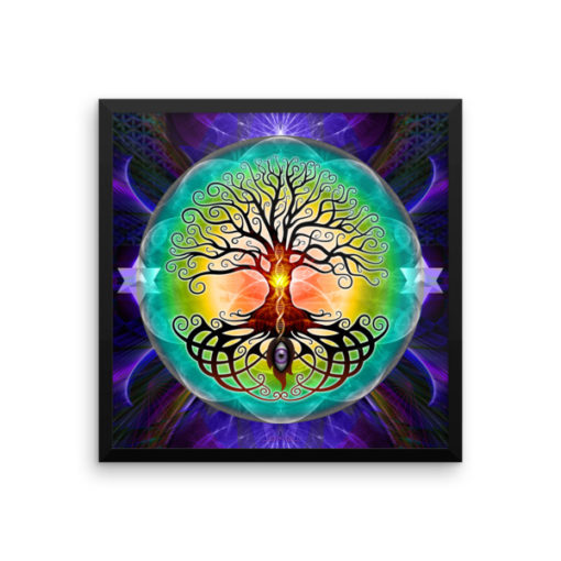 Tree Of Life - 18 x 18 Museum-Quality, Thick, Matte Paper Poster.