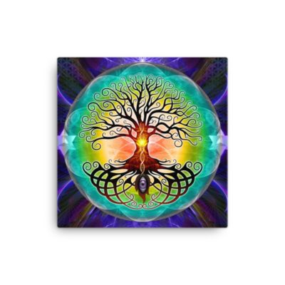 Tree Of Life - 16 x 16 Stretched Canvas