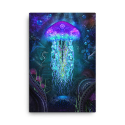 Cosmic Luminescence - 24 x 36 Stretched Canvas