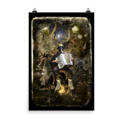 Serenade To The Universe – 24 x 36 Museum-Quality, Thick, Matte Paper Poster.